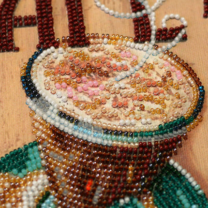 DIY Bead Embroidery Kit "Mocha"