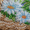 DIY Bead Embroidery Kit "Summer bouquet"  5.9"x5.9" / 15.0x15.0 cm