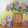 Canvas for bead embroidery "Boudoir" 7.9"x7.9" / 20.0x20.0 cm