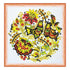 DIY Bead Embroidery Kit "The birds are singing"  5.9"x5.9" / 15.0x15.0 cm