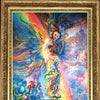 DIY Bead Embroidery Kit "Iris Keeper of the Rainbow (after J. Wall)" 13.8"x10.2" / 35.0x26.0 cm