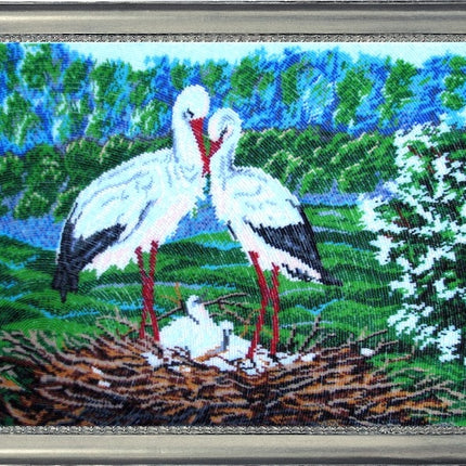DIY Bead Embroidery Kit "Happiness" 13.4"x19.3" / 34.0x49.0 cm