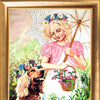 DIY Bead Embroidery Kit "Friends" 13.4"x10.6" / 34.0x27.0 cm