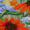 DIY Bead Embroidery Kit "Golden umbrellas" 5.9"x23.6" / 15.0x60.0 cm
