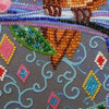 DIY Bead Embroidery Kit "Midnight hues" 11.0"x14.2" / 28.0x36.0 cm