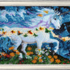 DIY Bead Embroidery Kit "Unicorn" 10.2"x13.4" / 26.0x34.0 cm