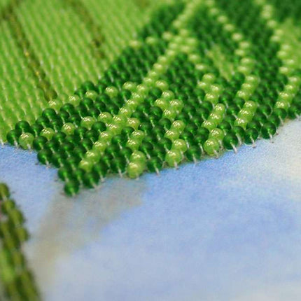 DIY Bead Embroidery Kit "Hawaiian breeze" 27.6"x11.8" / 70.0x30.0 cm