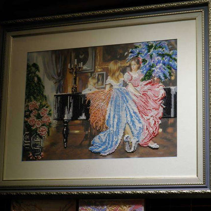 DIY Bead Embroidery Kit "Concert" 16.5"x11.8" / 42.0x30.0 cm