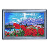 Bead DIY Embroidery Kit "Mountain Poppies" 8.7"x13.8"/ 22.0x35.0 cm