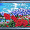 Bead DIY Embroidery Kit "Mountain Poppies" 8.7"x13.8"/ 22.0x35.0 cm