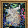 DIY Bead Embroidery Kit "Royal Birds" 12.6"x10.6" / 32.0x27.0 cm