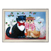 DIY Bead Embroidery Kit "Just Married" 9.8"x14.6" / 25.0x37.0 cm