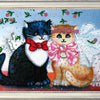 DIY Bead Embroidery Kit "Just Married" 9.8"x14.6" / 25.0x37.0 cm