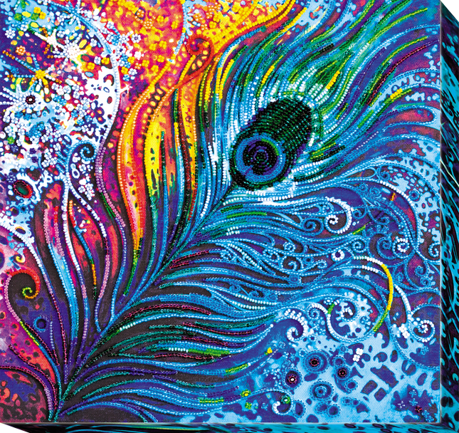 DIY Bead Embroidery Kit "Gift magician" 11.8"x11.8" / 30.0x30.0 cm
