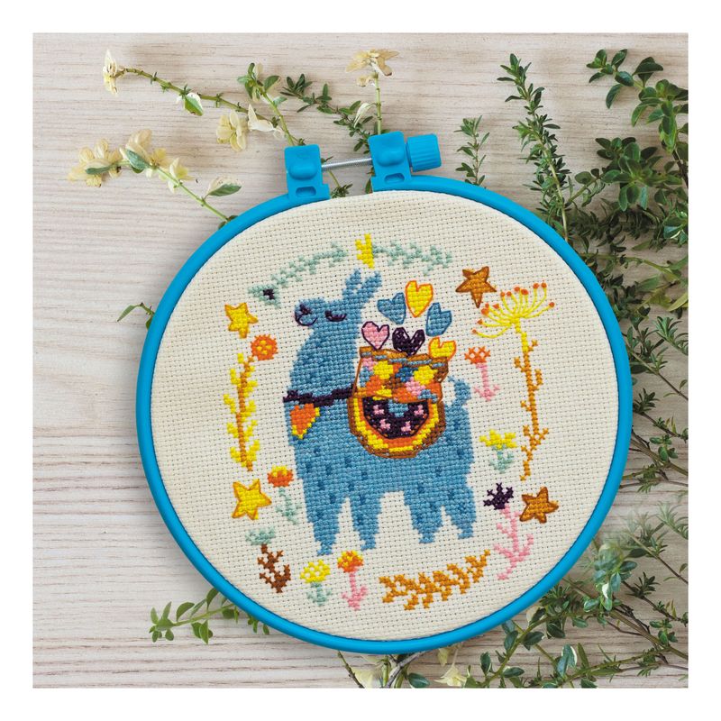 Counted Cross Stitch Kit "Lama"