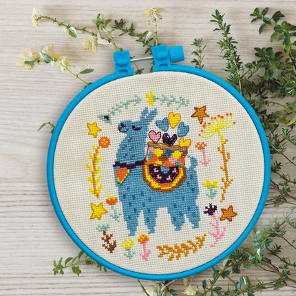 Counted Cross Stitch Kit "Lama"