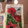DIY Bead Embroidery Kit "Wild poppies – 3" 9.4"x17.5" / 24.0x44.5 cm