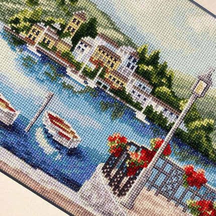 DIY Counted Cross Stitch Kit "Paradise Island"