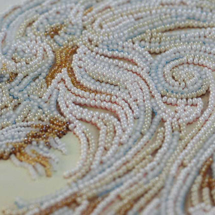 DIY Bead Embroidery Kit "Aslan" 16.9"x12.2" / 43.0x31.0 cm
