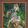 DIY Bead Embroidery Kit "Rest on the rocks" 12.6"x17.5" / 32.0x44.5 cm