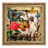 Bead DIY Embroidery Kit "Greetings from America" 10.2"x10.6"/ 26.0x27.0 cm