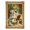 DIY Bead Embroidery Kit "Near a Fountain" 14.6"x9.1" / 37.0x23.0 cm