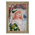 DIY Bead Embroidery Kit "A Girl with a Bouquet" 14.6"x9.4" / 37.0x24.0 cm