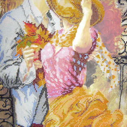 DIY Bead Embroidery Kit "Dating" 11.4"x16.9" / 29.0x43.0 cm