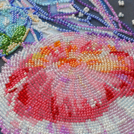 DIY Bead Embroidery Kit "Night dance" 10.6"x15.7" / 27.0x40.0 cm