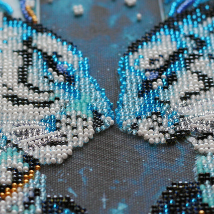 DIY Bead Embroidery Kit "Protectors of the East" 12.6"x15.0" / 32.0x38.0 cm