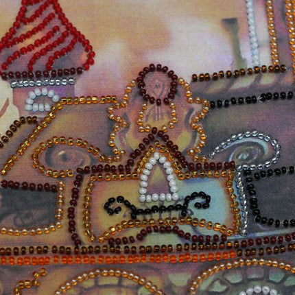 DIY Bead Embroidery Kit "Old town" 12.6"x12.6" / 32.0x32.0 cm