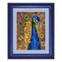 DIY Bead Embroidery Kit "Peacock" 12.2"x9.1" / 31.0x23.0 cm