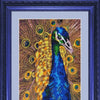 DIY Bead Embroidery Kit "Peacock" 12.2"x9.1" / 31.0x23.0 cm