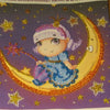 DIY Bead Embroidery Kit "Moonlight dreamer"  5.9"x5.9" / 15.0x15.0 cm
