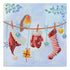 Canvas for bead embroidery "Good New Year spirit" 7.9"x7.9" / 20.0x20.0 cm