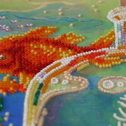 DIY Bead Embroidery Kit "Wonder-city" 8.7"x11.8" / 22.0x30.0 cm