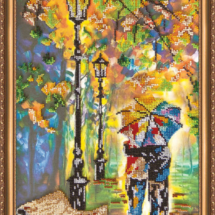 DIY Bead Embroidery Kit "Colour mood" 9.8"x19.7" / 25.0x50.0 cm