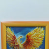 Canvas for bead embroidery "The Firebird" 11.8"x11.8" / 30.0x30.0 cm