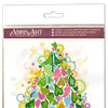 DIY Bead Embroidery Kit "The heart of the holiday"  5.9"x5.9" / 15.0x15.0 cm