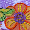 DIY Bead Embroidery Kit "Amazing flowers"  5.9"x5.9" / 15.0x15.0 cm
