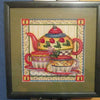 DIY Bead Embroidery Kit "Tea-party"  5.9"x5.9" / 15.0x15.0 cm