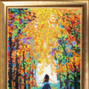 DIY Bead Embroidery Kit "Meeting the Sun (after O. Darchuk)" 13.4"x9.8" / 34.0x25.0 cm