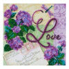 DIY Bead Embroidery Kit "Love"  5.9"x5.9" / 15.0x15.0 cm