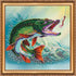 DIY Bead Embroidery Kit "On the hook" 11.8"x11.8" / 30.0x30.0 cm