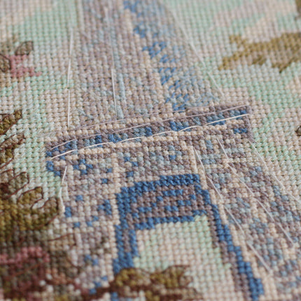 DIY Cross Stitch Kit "Tuileries Garden" 11.0"x19.7"