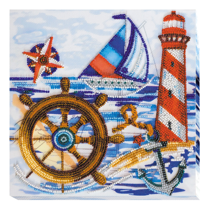 DIY Bead Embroidery Kit "Attracted distance"