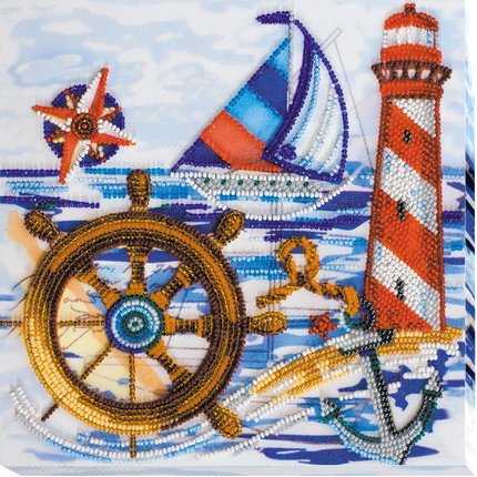 DIY Bead Embroidery Kit "Attracted distance"