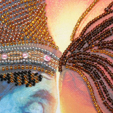 DIY Bead Embroidery Kit "Two together" 20.9"x11.8" / 53.0x30.0 cm