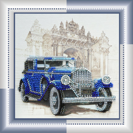 DIY Bead Embroidery Kit "Nevada"  5.9"x5.9" / 15.0x15.0 cm