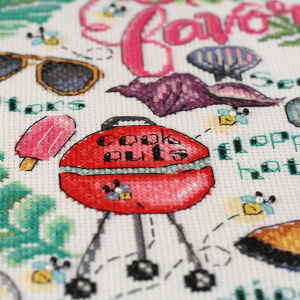 DIY Cross Stitch Kit "Summer delight" 10.6"x13.4"